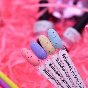 Confetti Top Surprise -тop Surprise с цветными шестигранниками