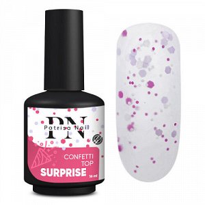 Confetti Top Surprise -тop Surprise с цветными шестигранниками