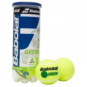 Мяч для большого тенниса BABOLAT Green 3 шт./упак