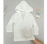 Туника из тонкого муслина Litori L цвет Белый