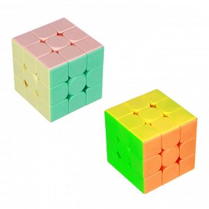 Головоломка в виде кубика "Собери цвета", ABS, 5,6см