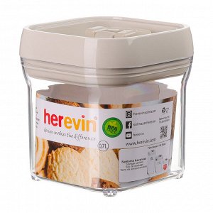 HEREVIN Космо Банка для сыпучих продуктов, 700мл, пластик, 161201-825