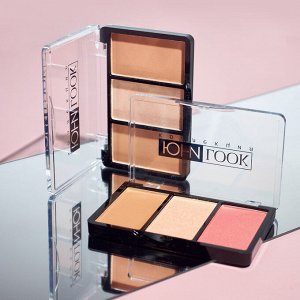 ЮниLook Набор для контуринга 3 в 1, 11гр, 2 тона, НК-21