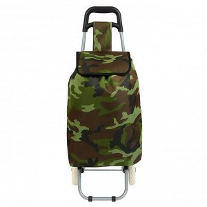 VETTA Тележка+сумка со стулом, сумка до 30кг, 31л, стул до 120кг, 44x94x26см, брезент, колеса d16см