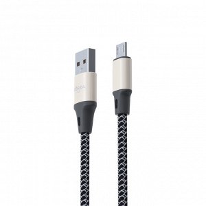 FORZA Кабель для зарядки Футбол Micro USB, 1м, 2А, стикеры в комплекте, 2 цвета, пакет