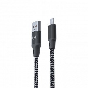 FORZA Кабель для зарядки Футбол Micro USB, 1м, 2А, стикеры в комплекте, 2 цвета, пакет