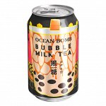 Чайный напиток со вкусом коричневого сахара Ocean Bomb Brown Sugar Bubble Milk 315 мл
