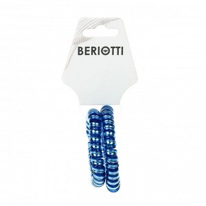 BERIOTTI Набор резинок-спиралек для волос фигурные 2шт, d3-4см, пластик, 4 дизайна