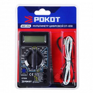 РОКОТ Мультиметр цифровой DT-838