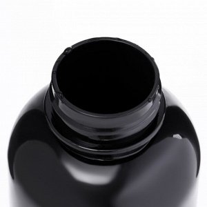 Фляжка-бутылка для воды "Мастер К.", 500 мл, 20 х 6 см, черная