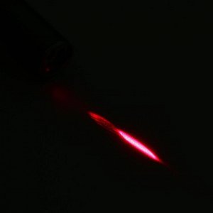 Лазерная указка 3 в 1, UV свет, 1200 мАч, 5 Вт, USB, красный луч, 200 м, 11.1 х 1.4 см