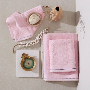 Полотенце махровое LoveLife &quot;Plain&quot; 30*60 см, цв. розовый, 100% хлопок, 450 гр/м2