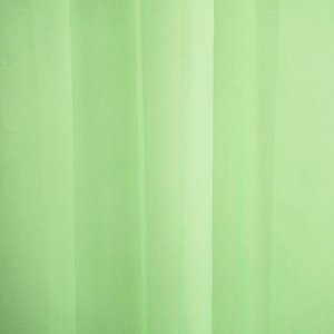 Witerra Тюль вуаль однотонная 145х260 см, светло-зелёный, 100% п/э