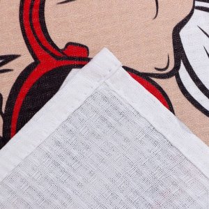 Набор подарочный Этель Santa полотенце 70х146 см и аксс (4 предм)