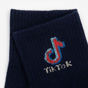 Носки детские TikTok, цвет тёмно-синий, (8-10 лет)