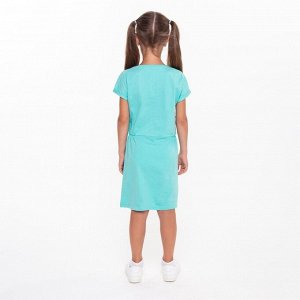 Платье для девочки, цвет мятный, рост 104 см
