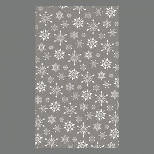 Пакет подарочный пропиленовый «Снежинки», 20 х 35 см