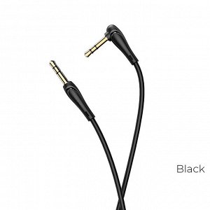 NEW ! Аудио-кабель HOCO UPA14 AUX, Jack 3,5 - Jack 3,5, 2 м, черный
