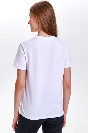 Женская футболка CRAZY GETUP SS22GJ808A Family t-shirts белый