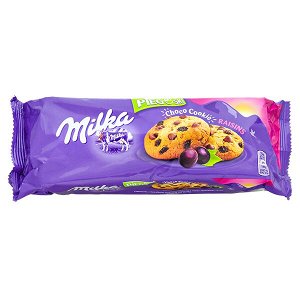 печенье Милка Choco Cookie Raisins 135 г 1 уп.х 24 шт.