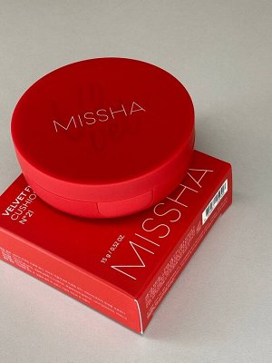 Missha Velvet Finish Cushion №23 SPF50+ PA+++ Тональный кушон с матовым финишем