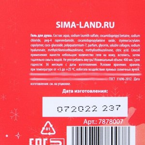 Гель для душа "Чудес не случится!" 400 мл, аромат амбры и ветивера