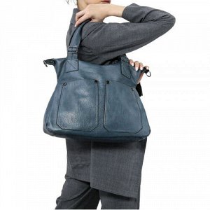 Женская кожаная сумка 9343 BLUE