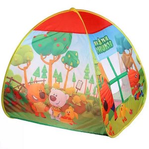 GFA-TONMIMI01-R Палатка детская игровая Ми-ми-мишки с тоннелем, 81x95x95,46x100см Играем вместе в кор.10шт