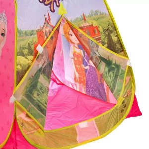 GFA-TSAR01-R Палатка детская игровая Царевны 81х90х81см, в сумке ИГРАЕМ ВМЕСТЕ в кор.24шт