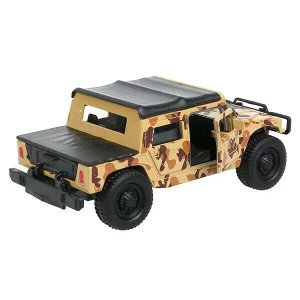 SB-18-09-H1-M(DY)+DOG-WB Машина металл hummer h1 ПИКАП, 12 см, двери, баг., инерц.+овчарка , кор. Технопарк в кор.2*24шт