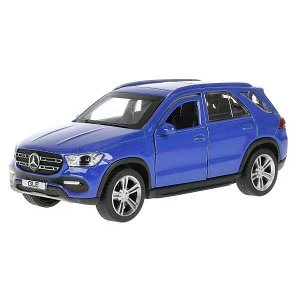 GLE-12-BU Машина металл MERCEDES-BENZ GLE 22018 12 см, двери, багаж, инер, синий, кор. Технопарк в кор.2*36шт