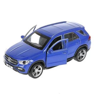 GLE-12-BU Машина металл MERCEDES-BENZ GLE 22018 12 см, двери, багаж, инер, синий, кор. Технопарк в кор.2*36шт