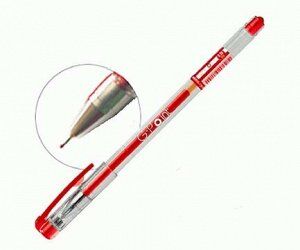 Ручка гелевая  G-Point красная 0,38мм, игольчатый стержень 17629