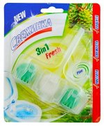 Акция! СВЕЖИНКА Освежитель-блистер WC  3 in 1  Fresh  Pine 40гр.