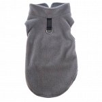 Кофта для животных с застежкой для карабина, цвет серый