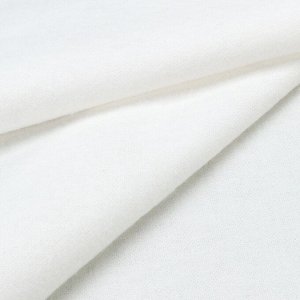 Ткань на отрез фланель 75 см цвет белый