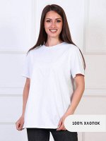 Футболка ЖЕНСКАЯ БАЗОВАЯ кулирка белый