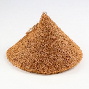 Домик для террариумов, кокосовое волокно, 14 см