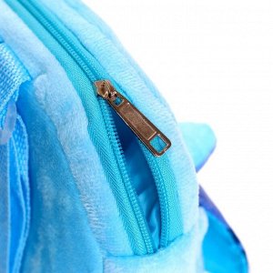 Рюкзак детский плюшевый «Котик», с карманом, 22x17 см