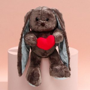 Мягкая игрушка зайка «Влюблённый Lu», 25 см
