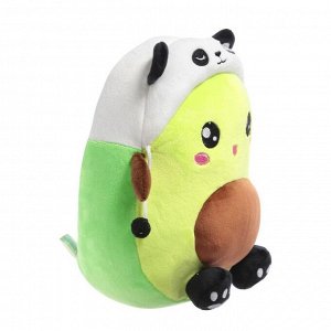 Мягкая игрушка «Авокадо», в шапочке, панда, 24 см