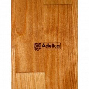 Подарочный набор деревянной посуды Adelica «Фортуна», менажница на ножках с соусницей, d=30 см, 70 мл, берёза