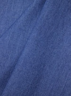 Сорочечная джинсовая ткань цв.Синий, СОРТ2, ш.1.43м, хлопок-95%,п/э-5%, 135гр/м.кв