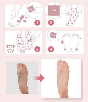 Pretty Пилинг-носочки для ног So Good Foot Peeling Mask 3-Step Program