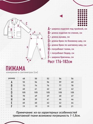 Пижама мужская арт 20966-1