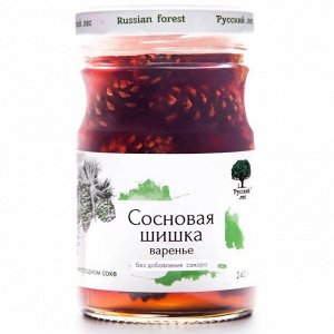 Варенье из сосновых шишек на виноградном соке 240 г Русский лес