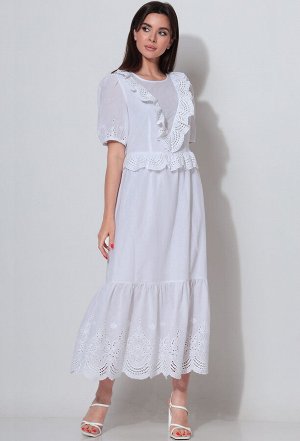 Платье Lenata 12283 белый