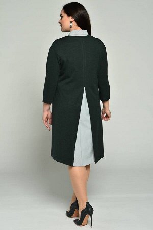 Туника, Платье / Lady Style Classic 1258/1 зеленые_тона