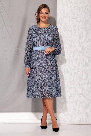 Платье, Жилет / Beautiful&Free 3096 голубой