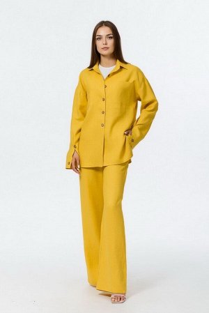 Рубашка / Atelero 1057 желто-горчичный